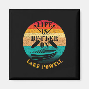 Das Leben ist besser am Lake Powell Lustiger Boots Magnet