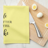 Das Leben ist besser am See Geschirrtuch (Viertel Falte)