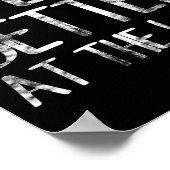 Das Leben ist besser am See Lustiger Camping-Angle Poster (Ecke)