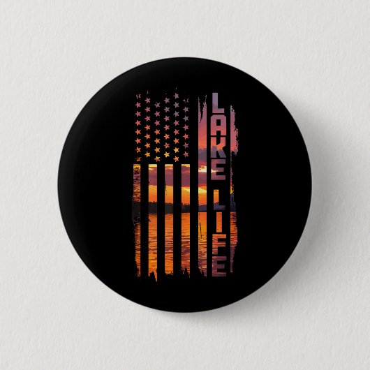 Das Leben ist besser am See ntoon Boating Button (Vorderseite)