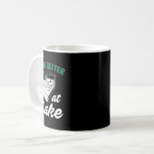 Das Leben ist besser am See - Pontoonboot-Geschenk Kaffeetasse (Vorderseite Links)