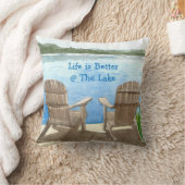 Das Leben ist besser am See, reversibel Kissen (Decke)