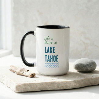 Das Leben ist besser am See Tasse