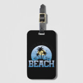 Das Leben ist besser am Strand Gepäckanhänger (Vorderseite Vertikal)