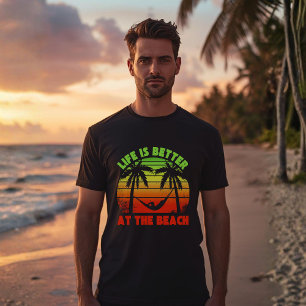 Das Leben ist besser am Strand Liebhaber des Oze T-Shirt