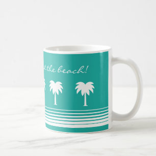 Das Leben ist besser am Strand lustiger Ruhestands Kaffeetasse