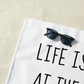 Das Leben ist besser am Strand niedlich Kakteen Pr Strandtuch (Beispiel)