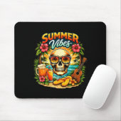Das Leben ist besser am Strand Retro Palmen Mousepad (Mit Mouse)
