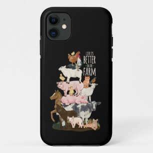 Das Leben ist besser auf dem Bauernhof, Niedlichen Case-Mate iPhone Hülle