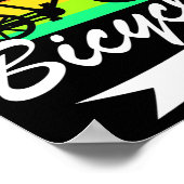 Das Leben ist besser auf dem Fahrrad Poster (Ecke)