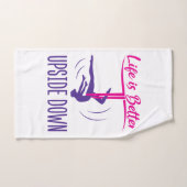 Das Leben ist besser auf dem Luftweg Yoga Handtuch (Handtuch)