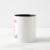 Das Leben ist besser auf dem Luftweg Yoga Zweifarbige Tasse (Mittel)