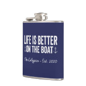 Das Leben ist besser auf dem Schiff| Marine Flachmann (Links)