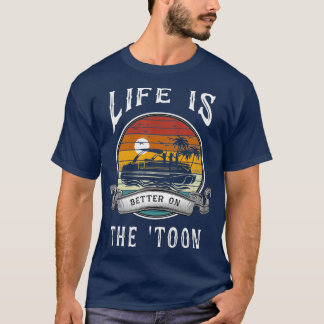 Das Leben ist besser auf dem Toon Pontoon Boat Cap T-Shirt