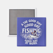 Das Leben ist besser auf dem Wasser Magnet (Vorderseite/Rückseite)
