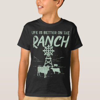 Das Leben ist besser auf der Ranch T-Shirt