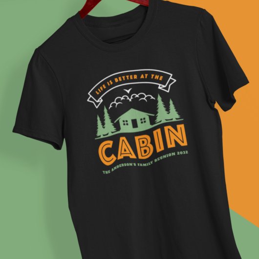 Das Leben ist besser auf der Wiedersehen der Kabin T-Shirt
