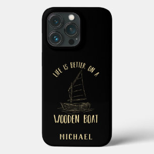 Das Leben ist besser auf einem Boot Nautical Perso Case-Mate iPhone Hülle