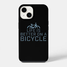 Das Leben ist besser auf einem Fahrrad Fahrrad Zit