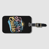 Das Leben ist besser auf einer Kreuzfahrt Familie Gepäckanhänger (Vorderseite (Horizontal))