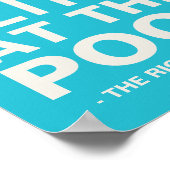 Das Leben ist besser bei der Personalisierten Prin Poster (Ecke)