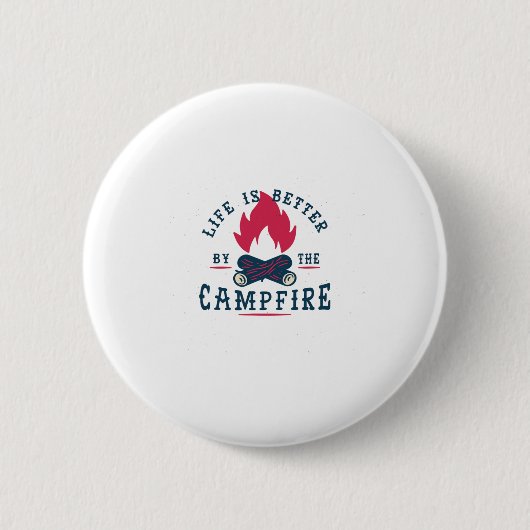 Das Leben ist besser Button (Vorderseite)