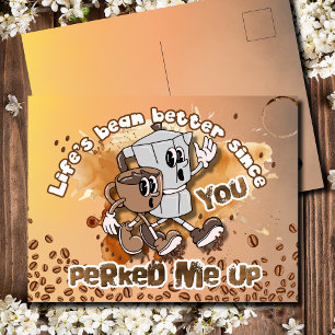 Das Leben ist besser, da du mich auf der Postkarte