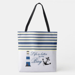 Das Leben ist besser durch die Bucht Tasche