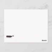 Das Leben ist besser durch die Sea Beach Landschaf Postkarte (Rückseite)