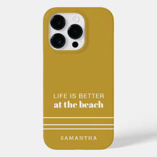 Das Leben ist besser Familie Sommerurlaub Küste Go Case-Mate iPhone 14 Pro Hülle