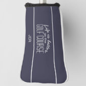 Das Leben ist besser Golf Zitat Blue Protutter Put Headcover (Rotieren 90)