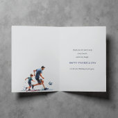 Das Leben ist besser Hand in Hand mit dem Vater Va Karte