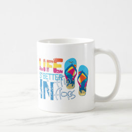 Das Leben ist besser im gedreht dreh Kaffeetasse