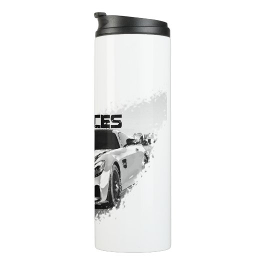 DAS LEBEN IST BESSER IM RAHMEN - FÜR AUTOBAHNENTHU THERMOSBECHER (Nach rechts gedreht)