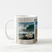 Das Leben ist besser in der Beach Foto Collage Tas Kaffeetasse (Links)