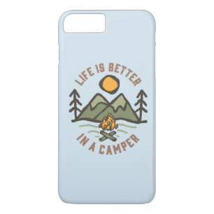 Das Leben ist besser in einem Campingplatz Case-Mate iPhone Hülle