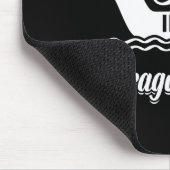 Das Leben ist besser in einem Drachenboot - Drache Mousepad (Ecke)