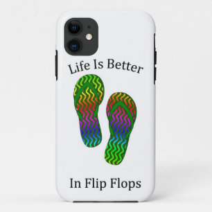 Das Leben ist besser in Flip Flops Fall Mate iPhon Case-Mate iPhone Hülle