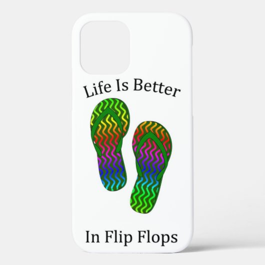 Das Leben ist besser in Flip Flops Fall Mate iPhon Case-Mate iPhone Hülle (Rückseite)