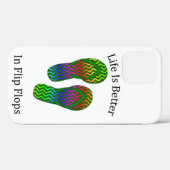 Das Leben ist besser in Flip Flops Fall Mate iPhon Case-Mate iPhone Hülle (Rückseite (Horizontal))