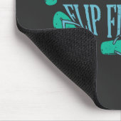 Das Leben ist besser in Flip Flops Mousepad (Ecke)