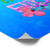 Das Leben ist besser in Flip Flops Poster (Ecke)