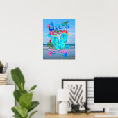 Das Leben ist besser in Flip Flops Poster (Heimbüro)