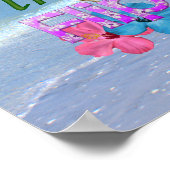 Das Leben ist besser in Flip Flops Poster (Ecke)