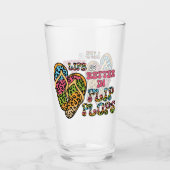 Das Leben ist besser in Flip Flops - Sommerwochen Glas (Vorderseite)