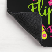 Das Leben ist besser in Flip Flops - Strand Mousepad (Ecke)