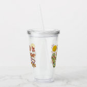 Das Leben ist besser in Flip Flops | Summer Vibes Acryltrinkbecher (Links)