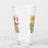 Das Leben ist besser in Flip Flops | Summer Vibes Glas (Rechts)