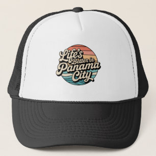 Das Leben ist besser in Panama City Truckerkappe