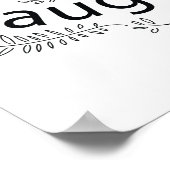 Das Leben ist besser Kostenvoranschlag Kunst druck Poster (Ecke)